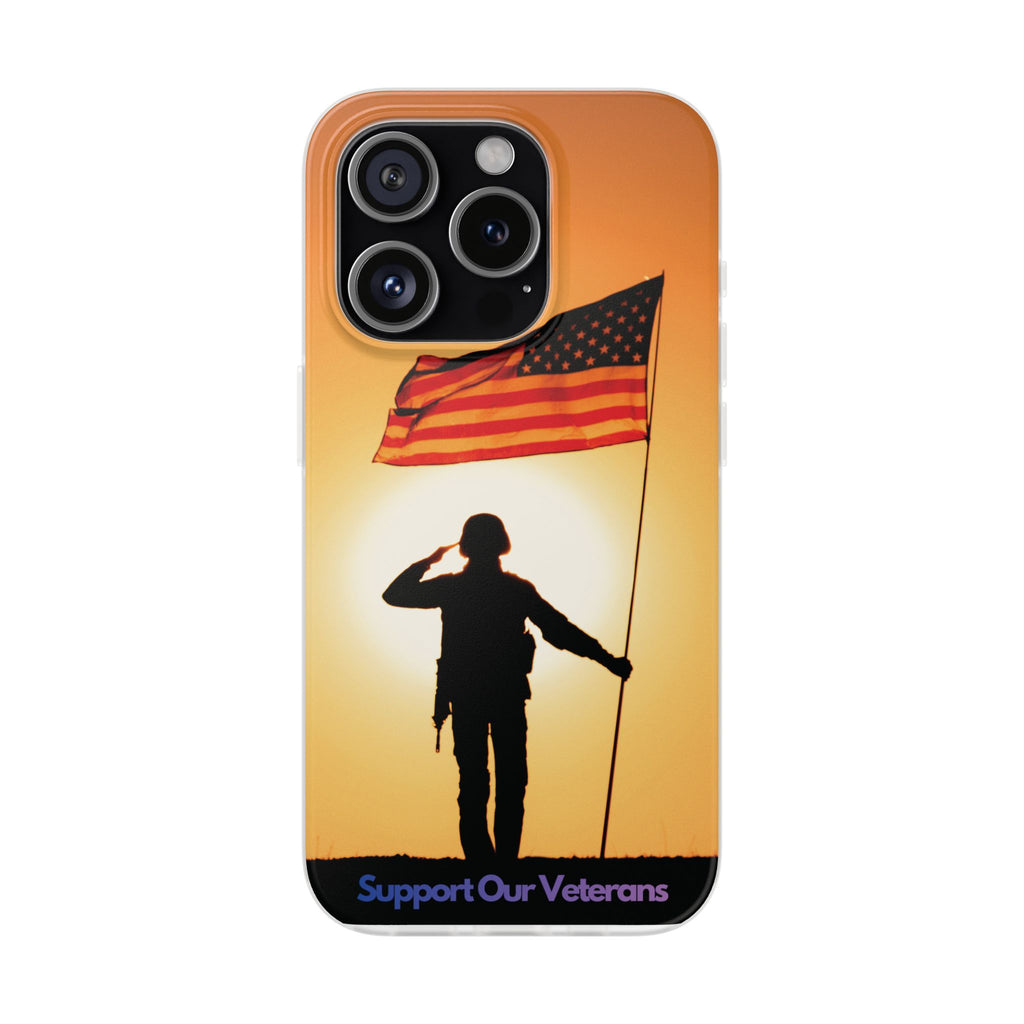 Veterans and Troops Support Phone Case - iPhone 17/16/15 & Samsung A24
