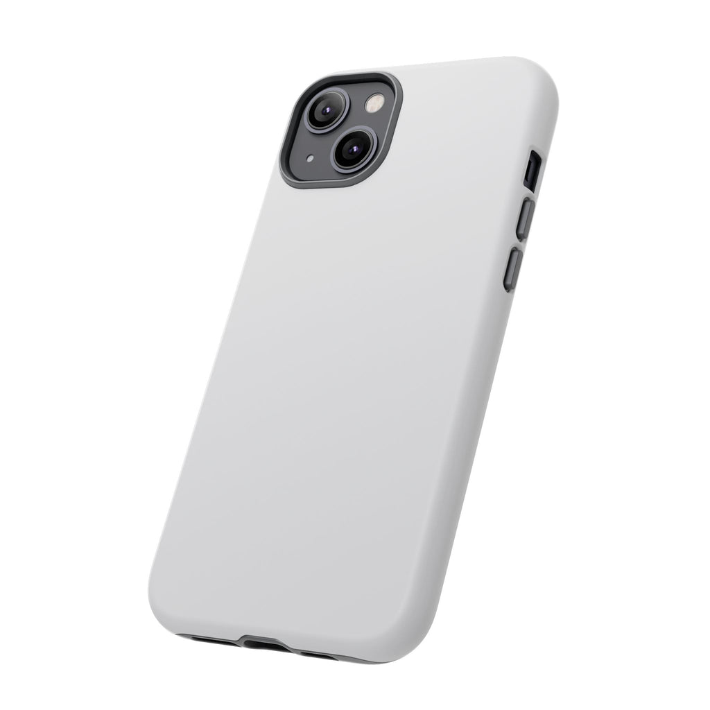 Tough iPhone Case (Silver Matte/Glossy) - Shockproof Durable Protective Cover