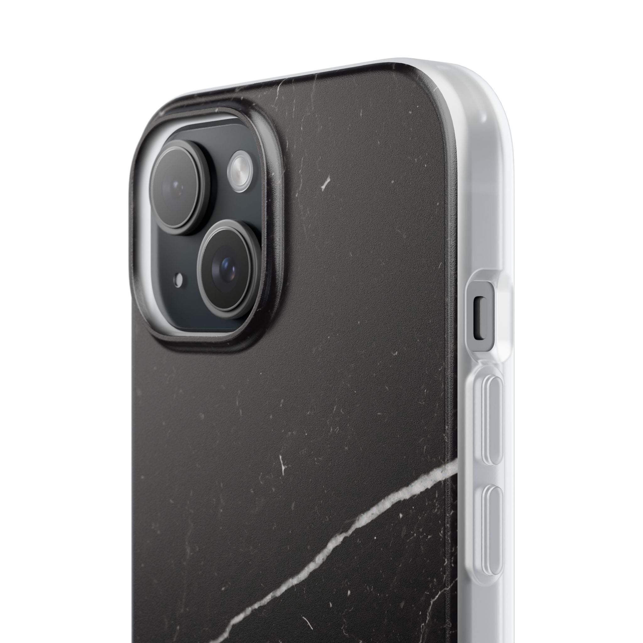 Black Marble Phone Case - iPhone 17/16/15 & Samsung A24