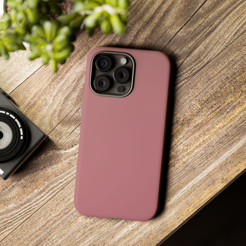 Tough iPhone Case (Rose Matte/Glossy) - Shockproof Durable Protective Cover