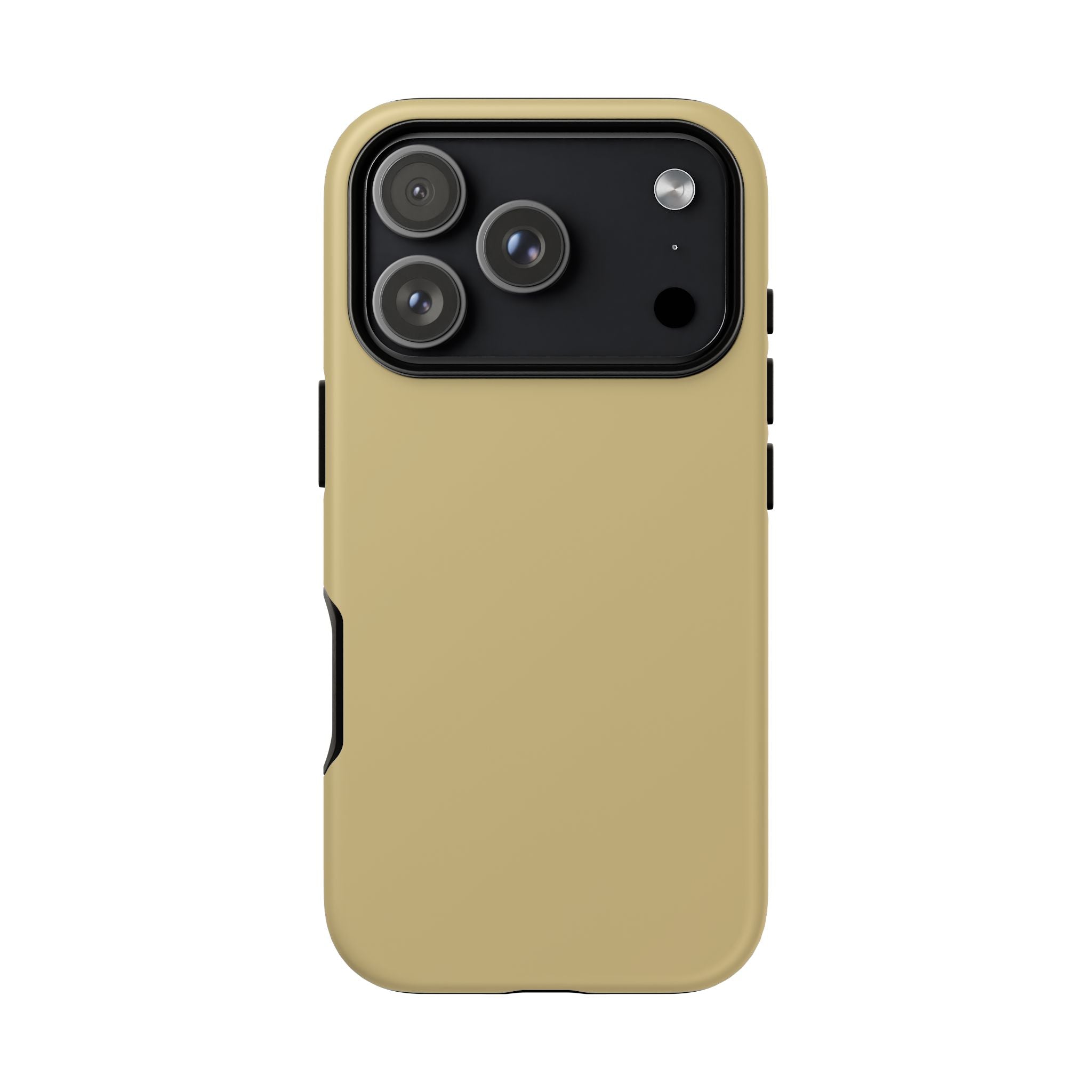 Tough iPhone Case (Gold Matte/Glossy) - Shockproof Durable Protective Cover