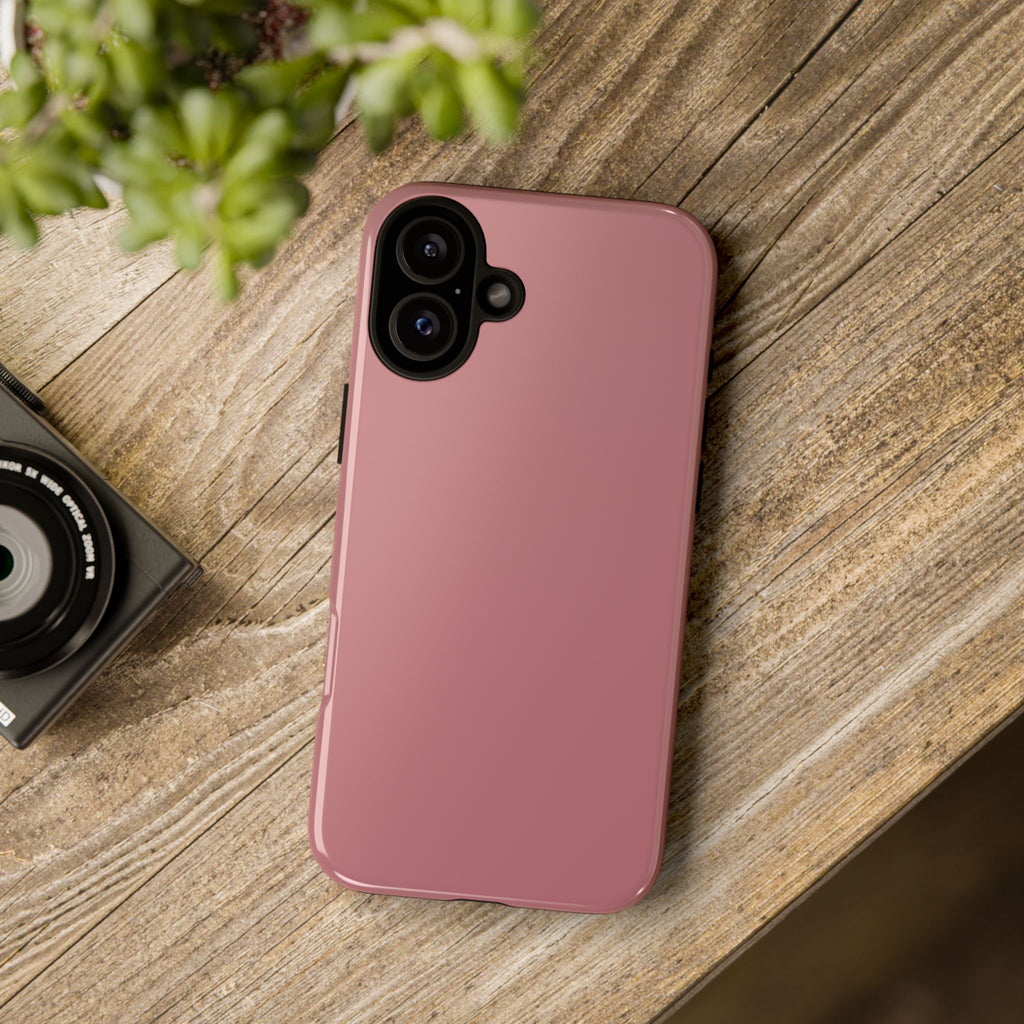 Tough iPhone Case (Rose Matte/Glossy) - Shockproof Durable Protective Cover
