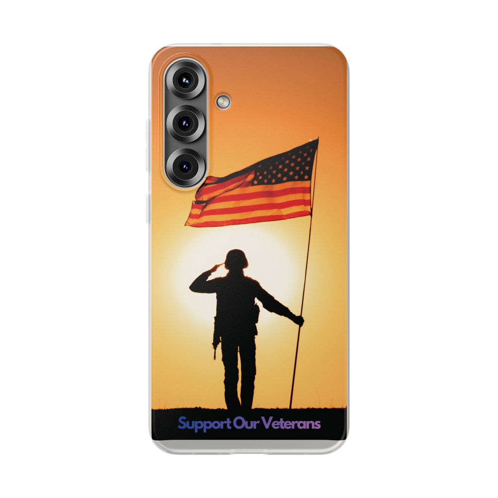 Veterans and Troops Support Phone Case - iPhone 17/16/15 & Samsung A24