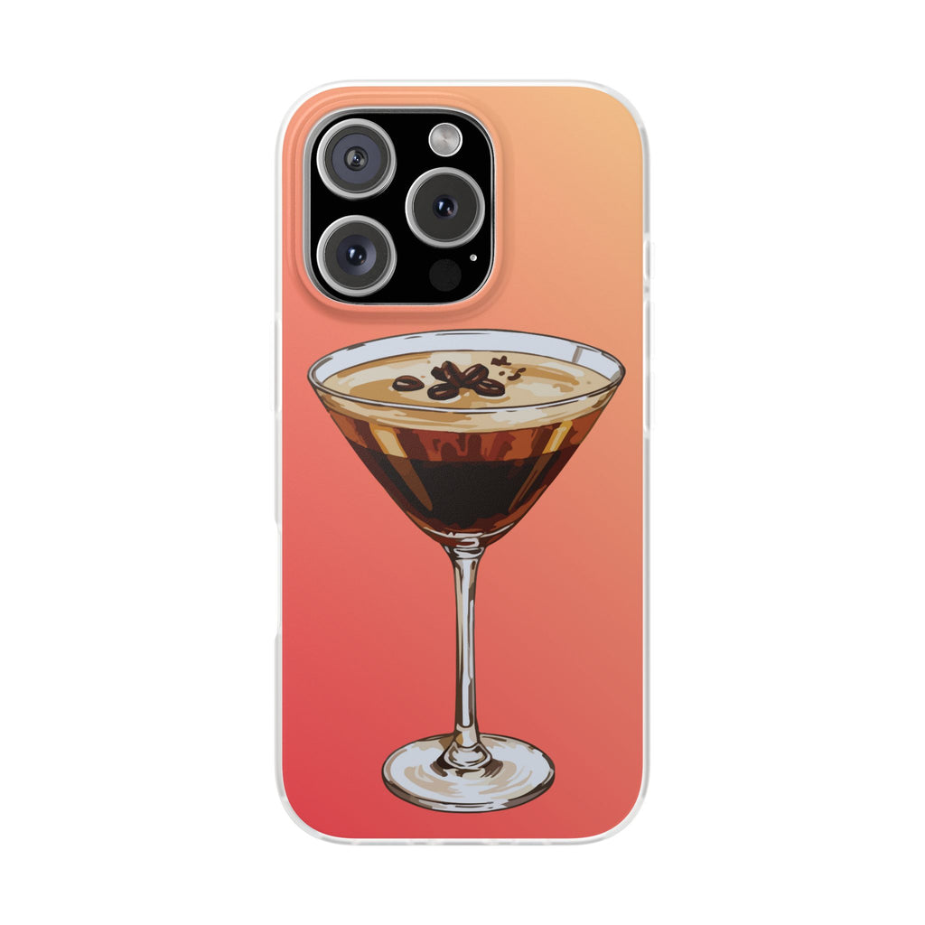 Espresso Martini Phone Case (Sunrise) - Stylish Cocktail iPhone 17/16/15 & Samsung A24