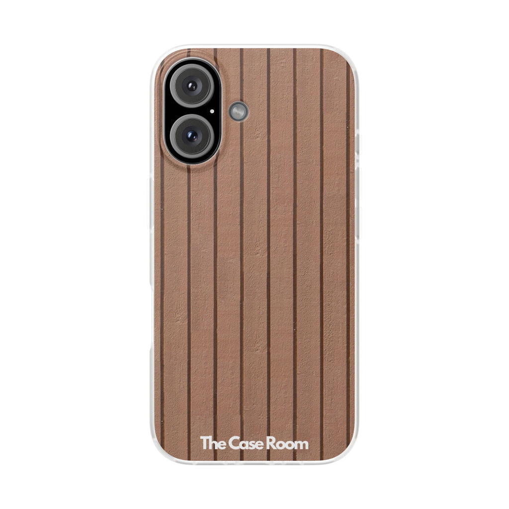 Rustic Wood Panel (Brown) Phone Case - iPhone 17/16/15 & Samsung A24