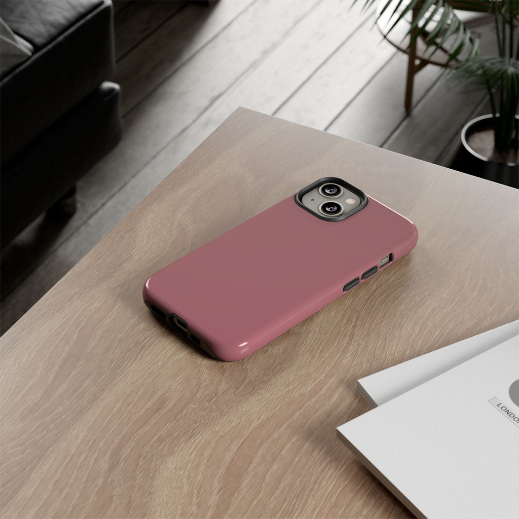 Tough iPhone Case (Rose Matte/Glossy) - Shockproof Durable Protective Cover