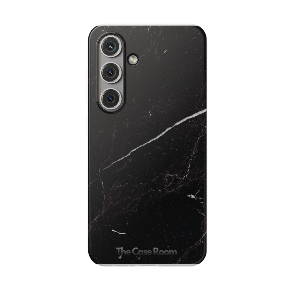Black Marble Phone Case - iPhone 17/16/15 & Samsung A24