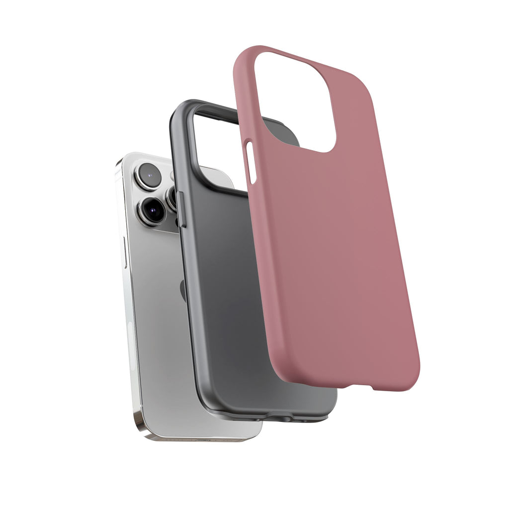 Tough iPhone Case (Rose Matte/Glossy) - Shockproof Durable Protective Cover