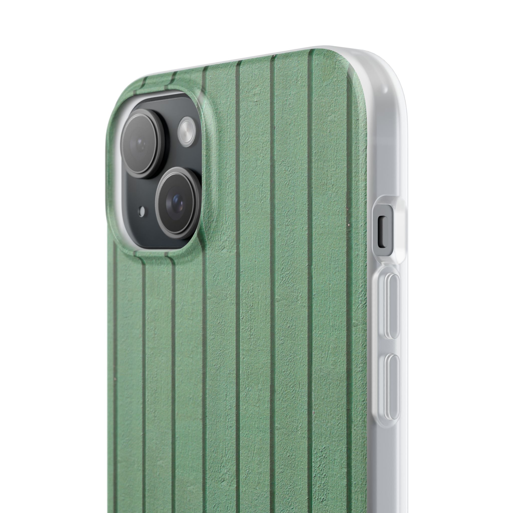 Rustic Wood Panel (Green) Phone Case - iPhone 17/16/15 & Samsung A24