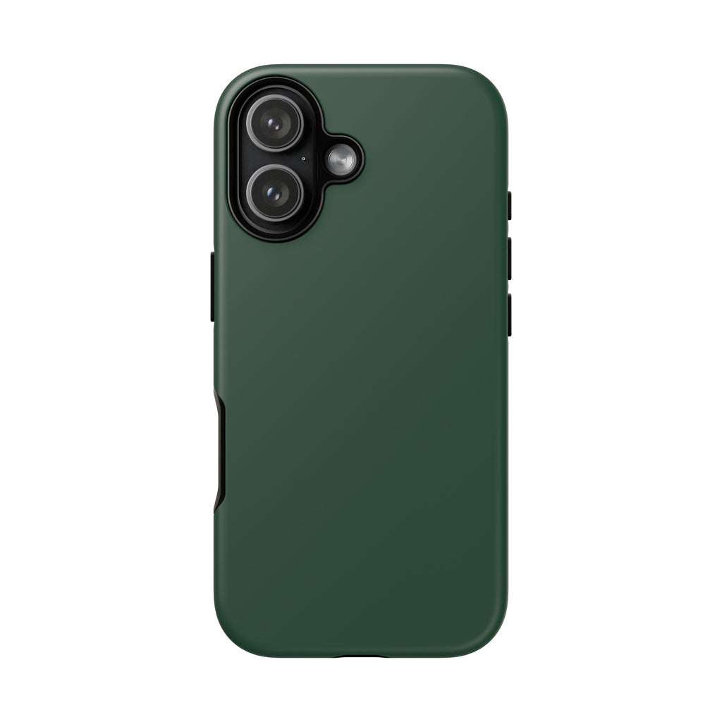 Tough iPhone Case (Green Matte/Glossy) - Shockproof Durable Protective Cover
