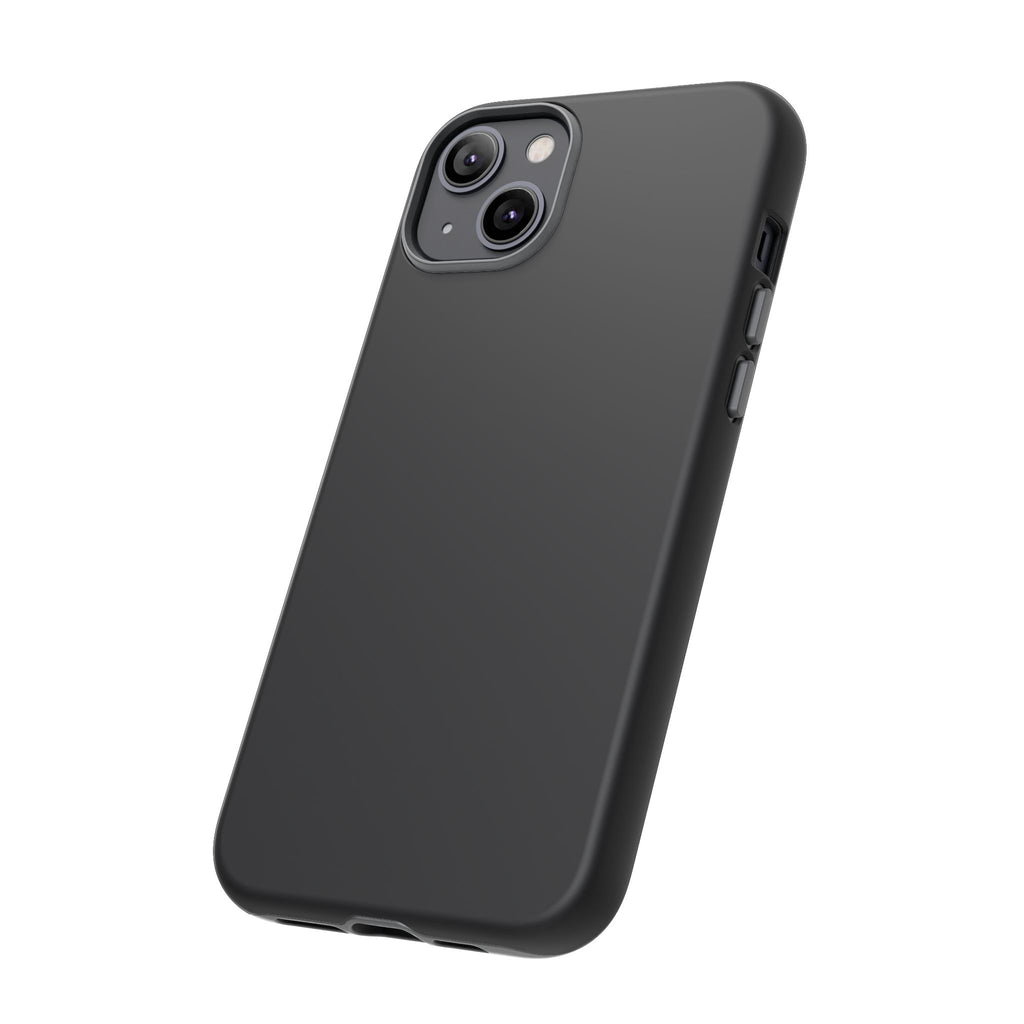 Tough iPhone Case (Space Black Matte/Glossy) - Shockproof Durable Protective Cover