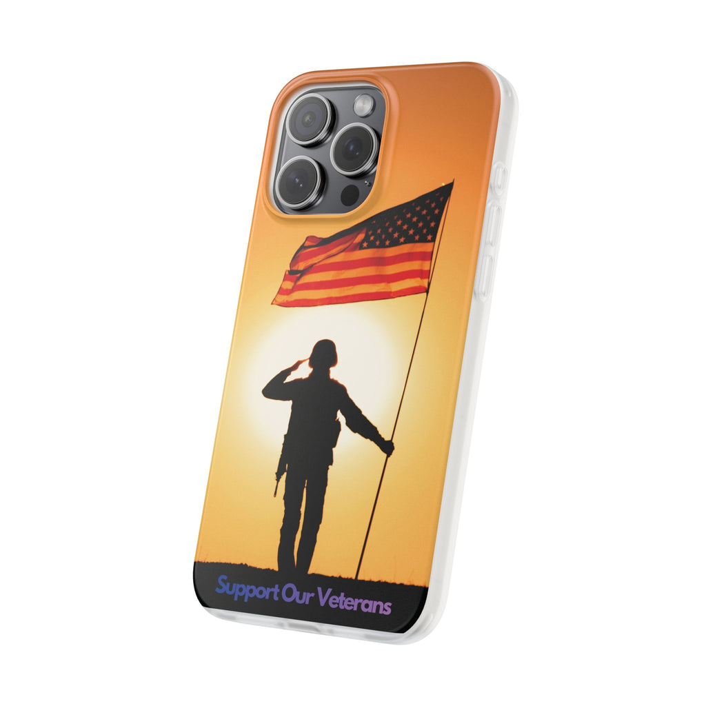 Veterans and Troops Support Phone Case - iPhone 17/16/15 & Samsung A24
