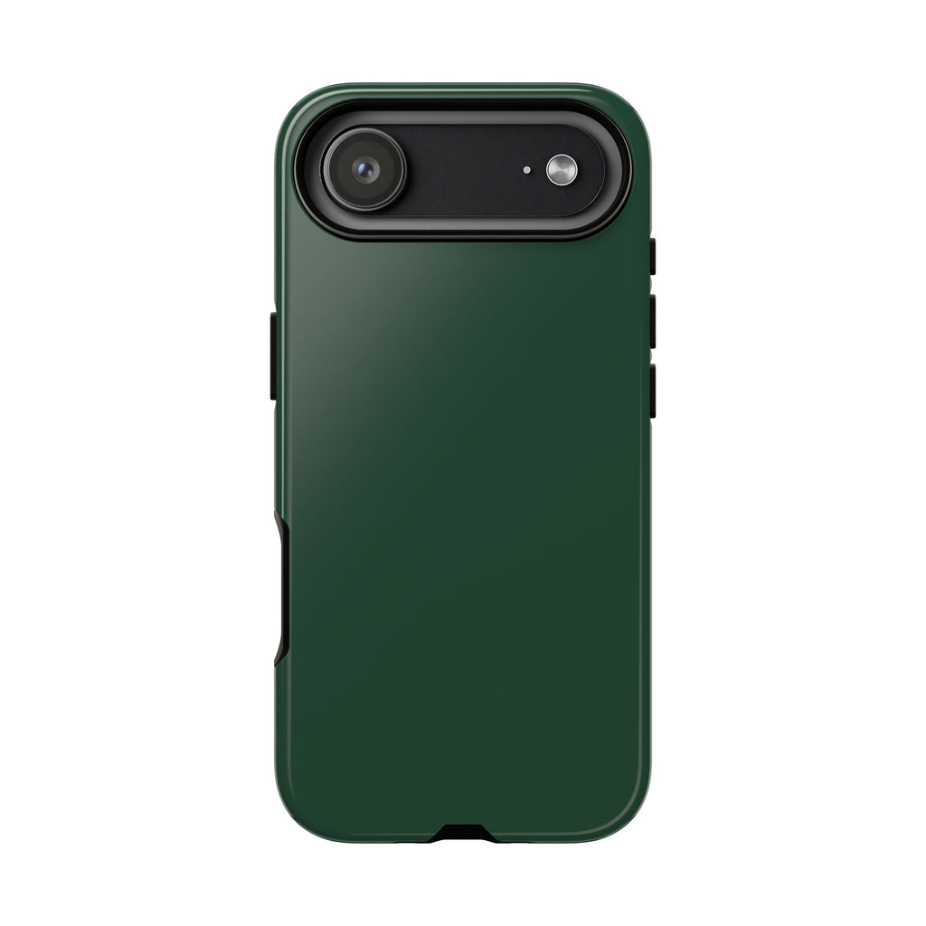 Tough iPhone Case (Green Matte/Glossy) - Shockproof Durable Protective Cover