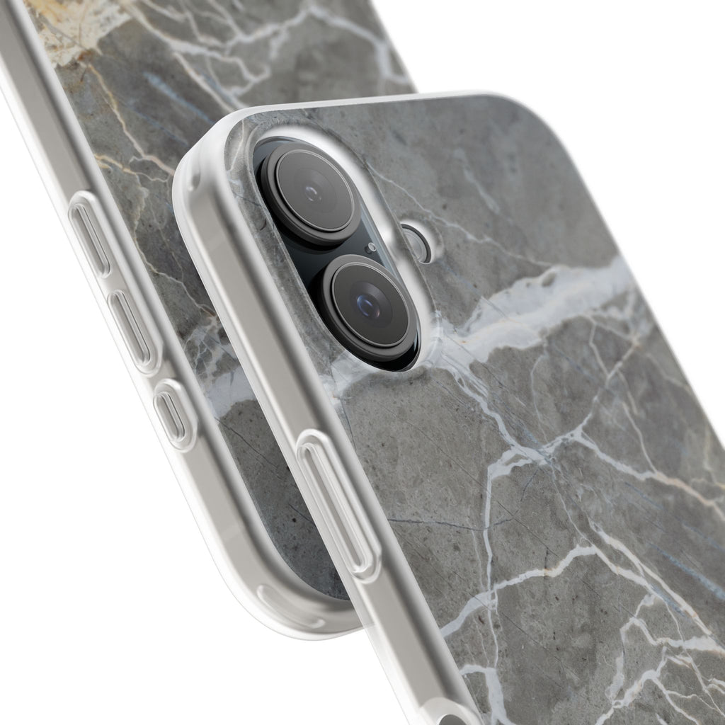 Gray Marble Phone Case - iPhone 17/16/15 & Samsung A24