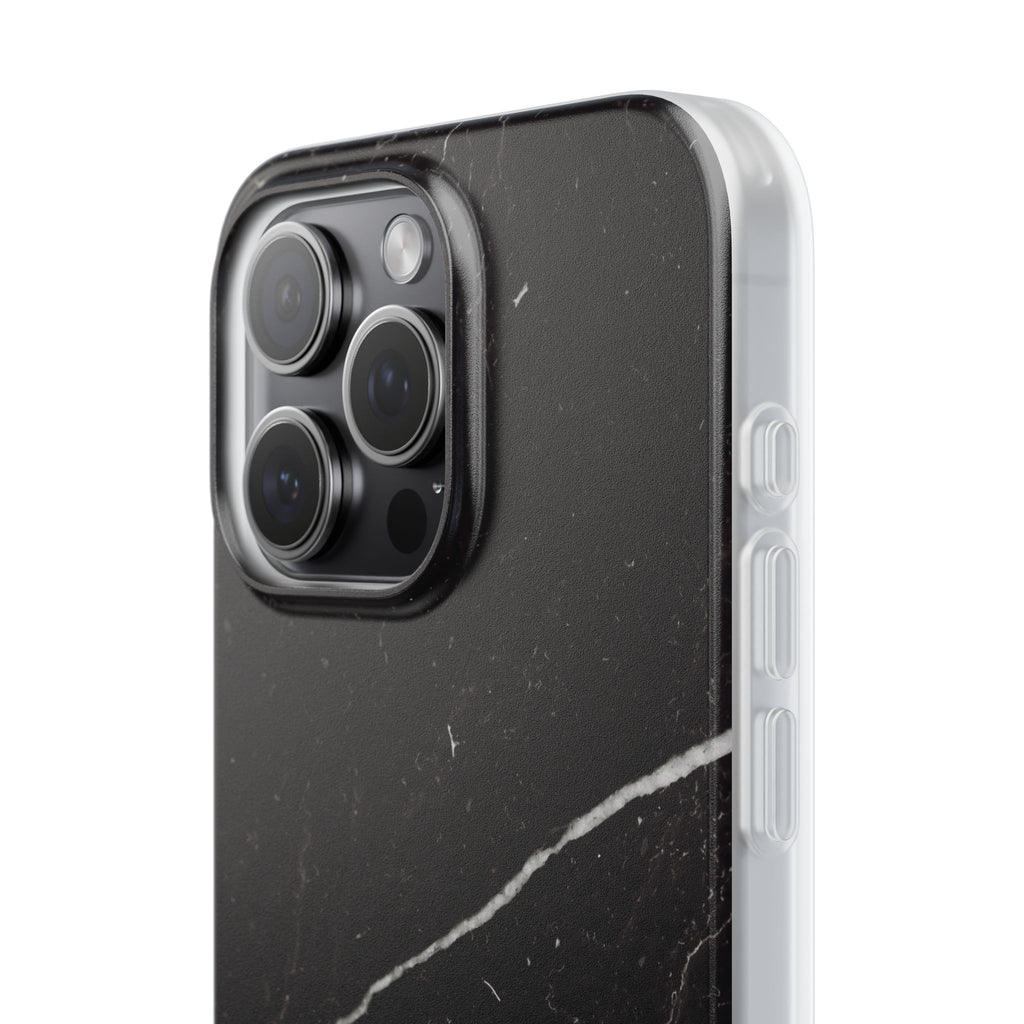 Black Marble Phone Case - iPhone 17/16/15 & Samsung A24