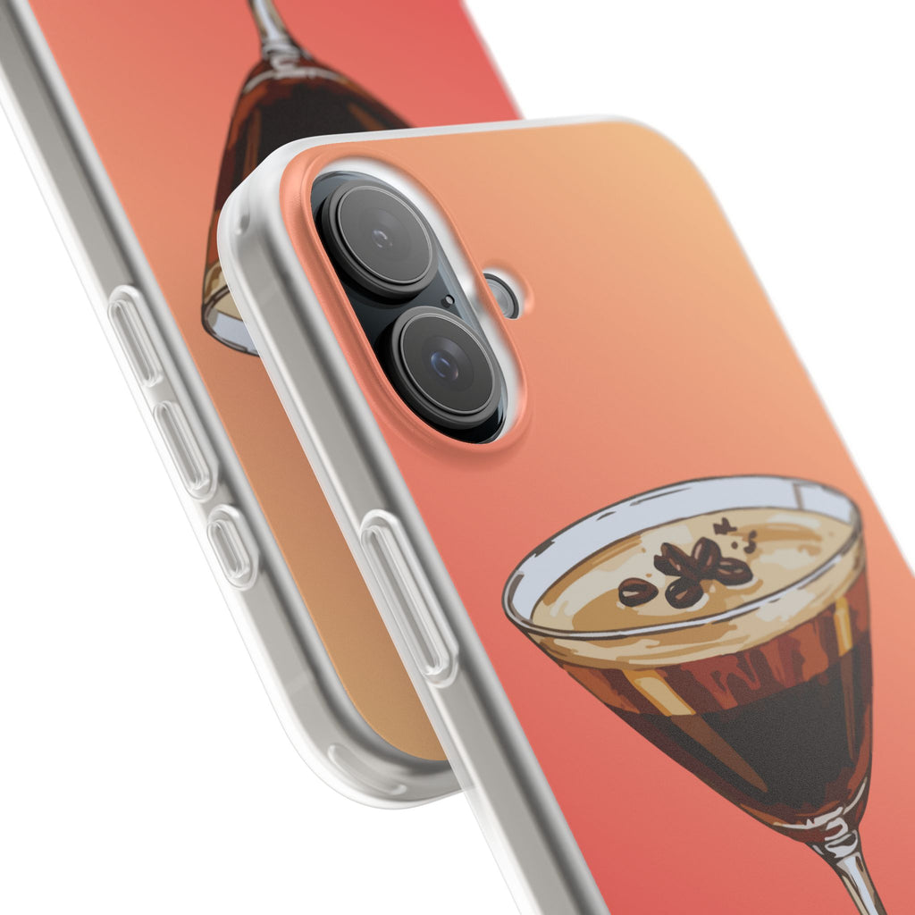 Espresso Martini Phone Case (Sunrise) - Stylish Cocktail iPhone 17/16/15 & Samsung A24