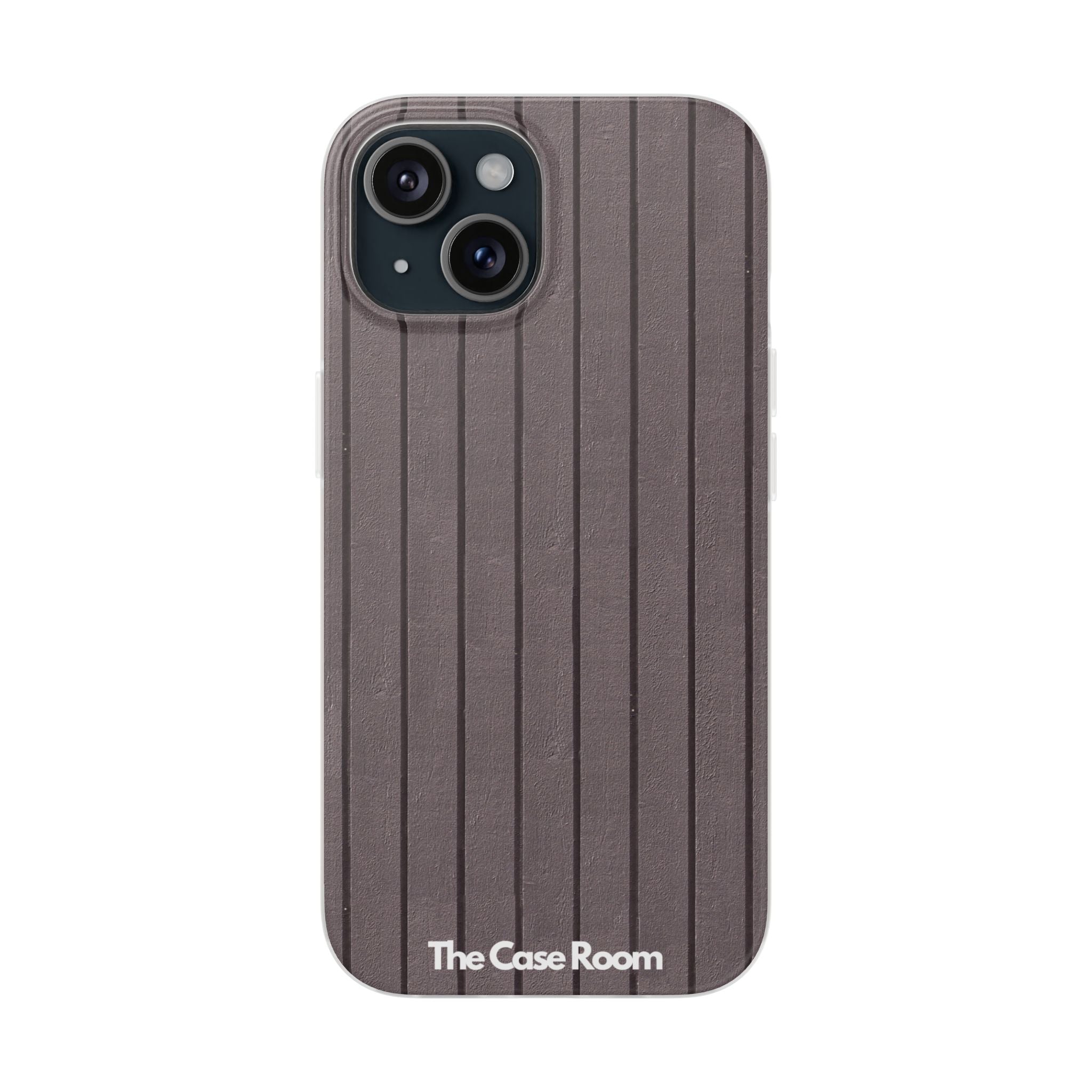 Rustic Wood Panel (Black) Phone Case - iPhone 17/16/15 & Samsung A24