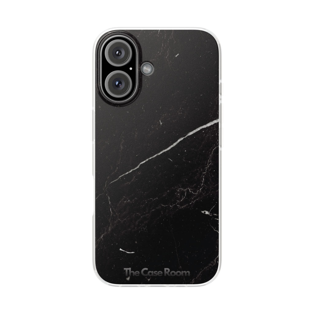 Black Marble Phone Case - iPhone 17/16/15 & Samsung A24