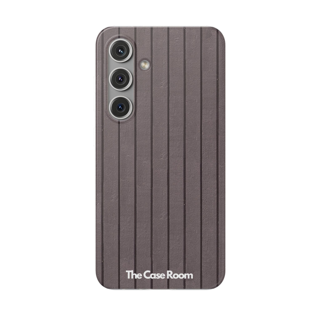 Rustic Wood Panel (Black) Phone Case - iPhone 17/16/15 & Samsung A24