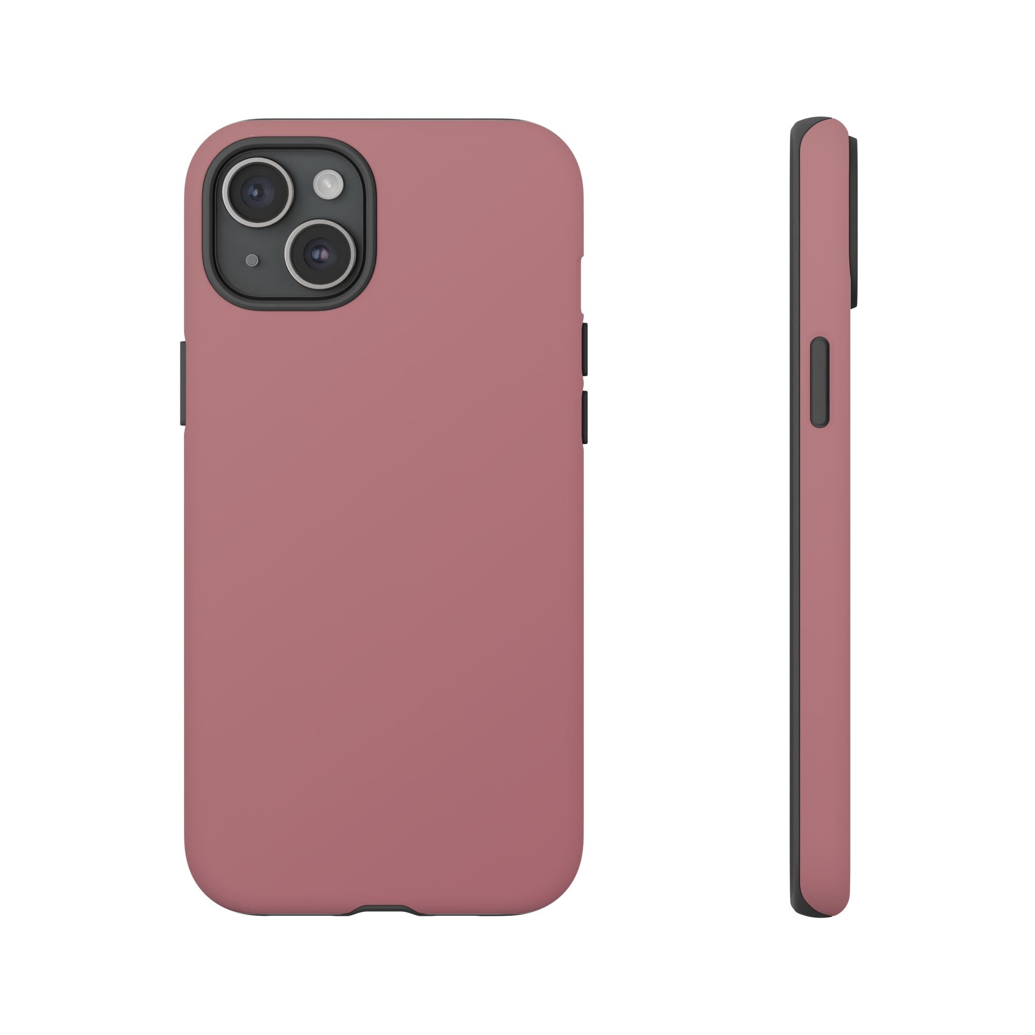 Tough iPhone Case (Rose Matte/Glossy) - Shockproof Durable Protective Cover