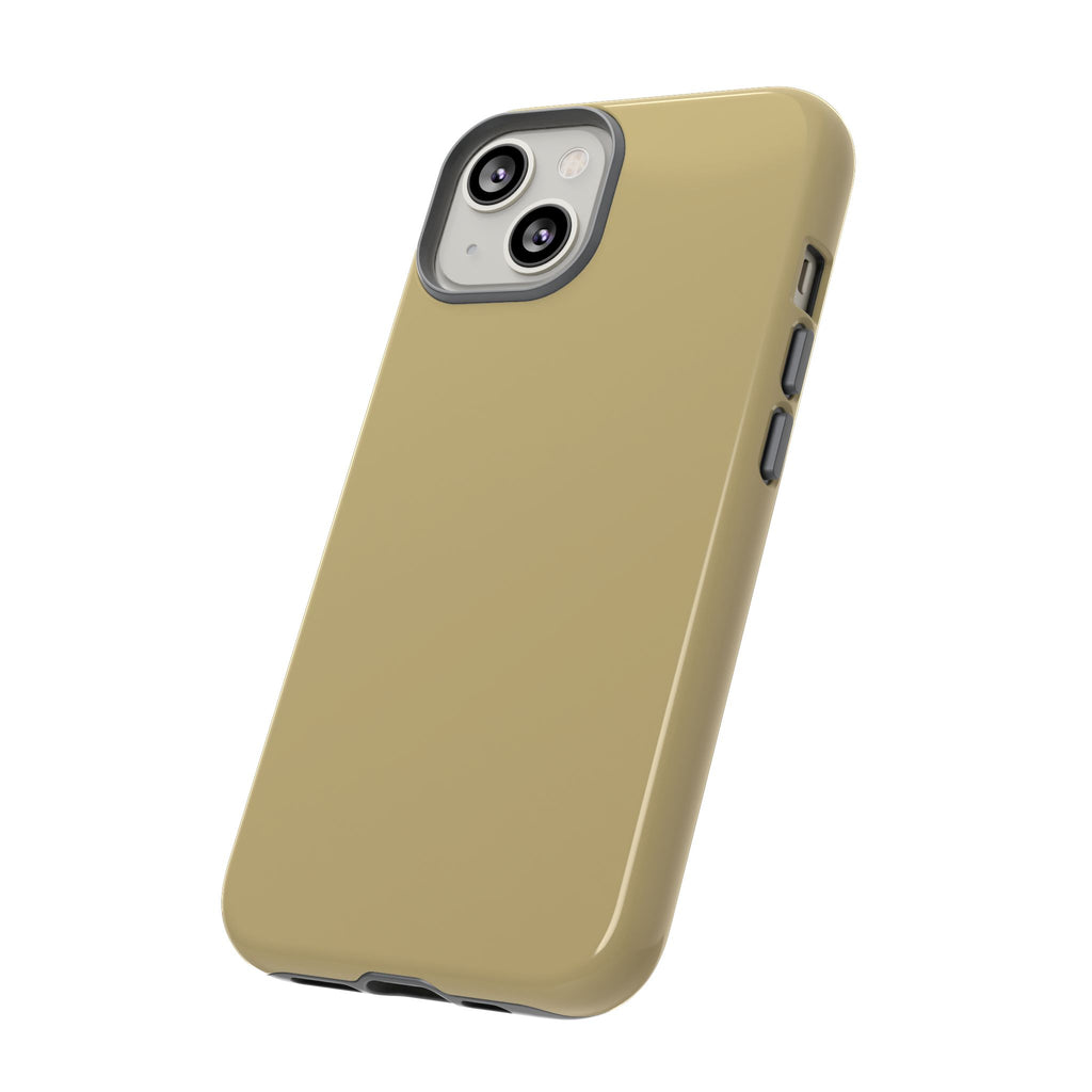Tough iPhone Case (Gold Matte/Glossy) - Shockproof Durable Protective Cover